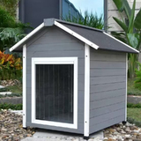 PawHub Medium Pet Dog Kennel Timber House Cabin Shelter Wood Log Box
