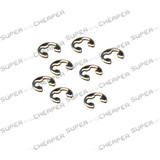 Hsp Parts 60043 E-Clips 2.5Mm Part 02037 8 Pcs