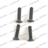 Hsp Parts 81220-4 Countersunk Screws 3*12 For 1/8 Rc Car