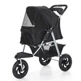 Pet Stroller Dog Cat Pram Travel Carrier Foldable Pushchair Outdoor G