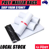 100 x 20x30cm Poly Mailer Courier Bags Self Sealing Packing Plastic Shipping Mailing Satchel