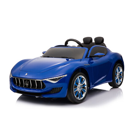 blue maserati toy car